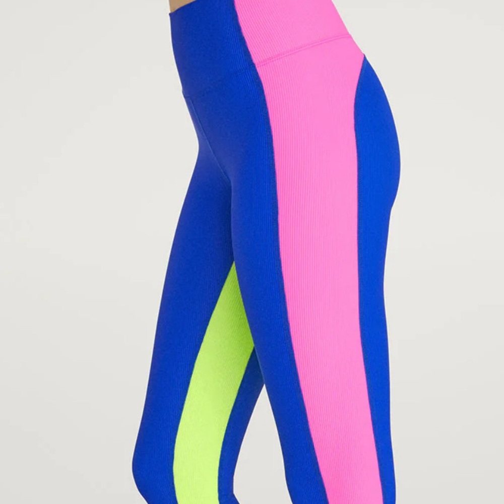 Beach Riot colorblock rib legging small